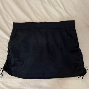 Columbia Black Athletic Skort with Side Drawstrings